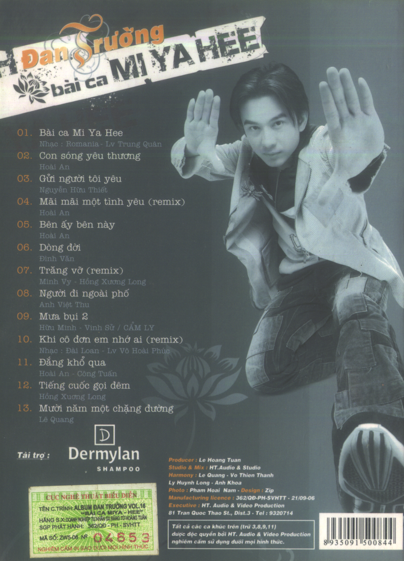 bộ 6 cd nhạc đan trường vol 16-20