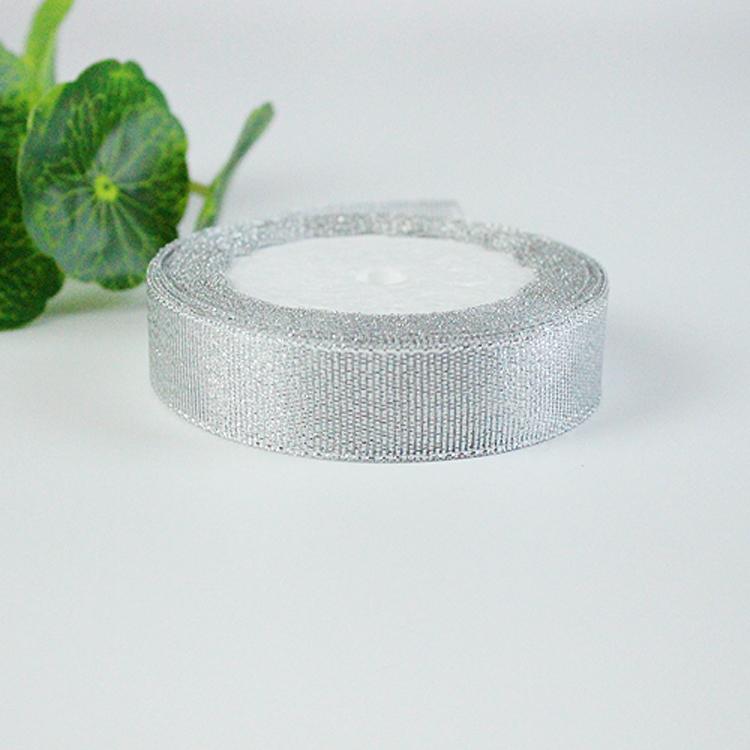 [HCM]Cuộn dây ruy băng Kim Tuyến rộng 2 cm Lấp Lánh màu Nhũ Bạc dài 22 mét RB4KTB1-PINKHANDY