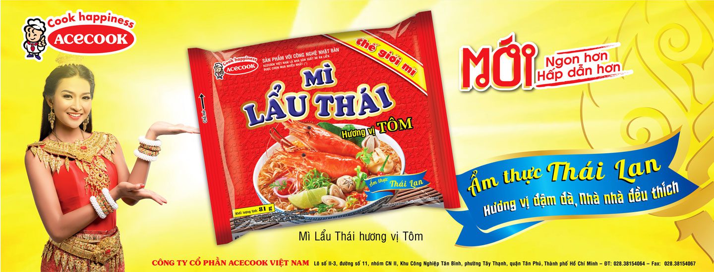 Mì lẩu thái gói 80g