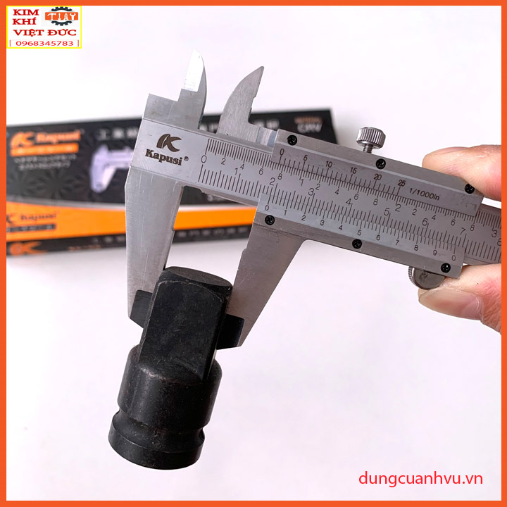 Thước kẹp cơ khí Kapusi Japan 150mm thước đo hệ Mét & Inch