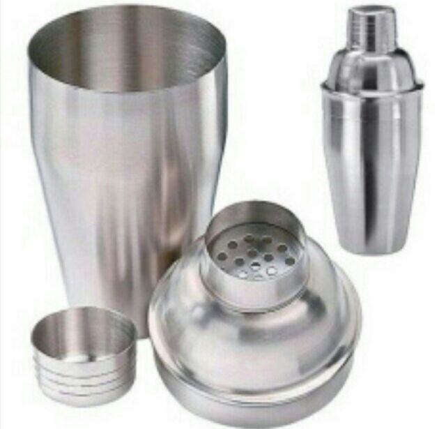 Bình lắc pha chế shaker trà sữa cocktail inox.