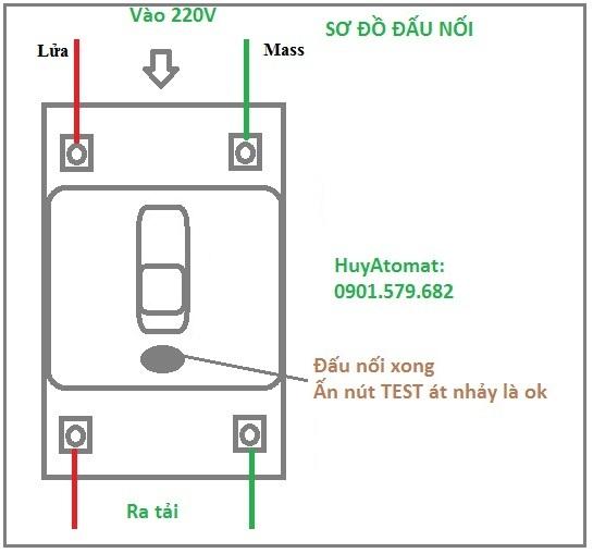 CB CHỐNG GIẬT 30A NHẬT BẢN LẮP 220V