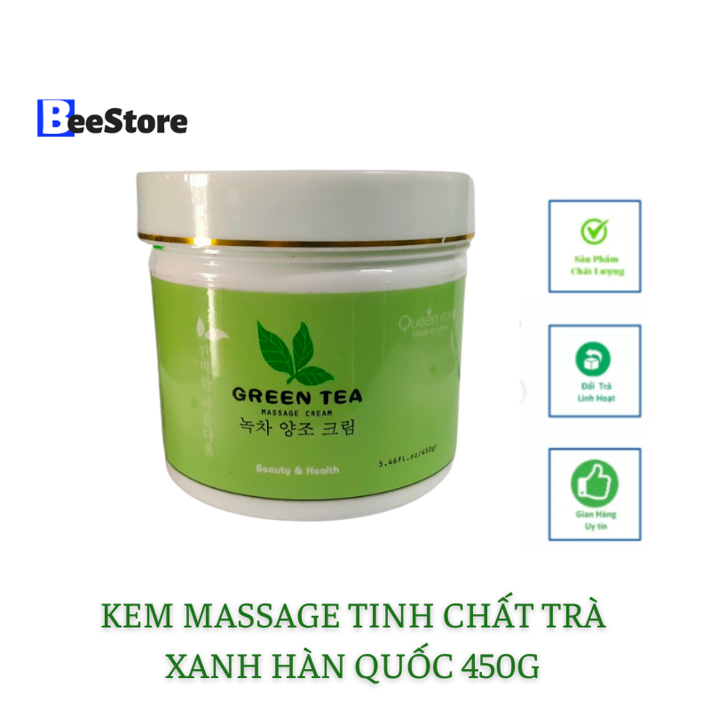 [Freeship] Kem massage tinh chất Trà xanh Hàn Quốc 450g