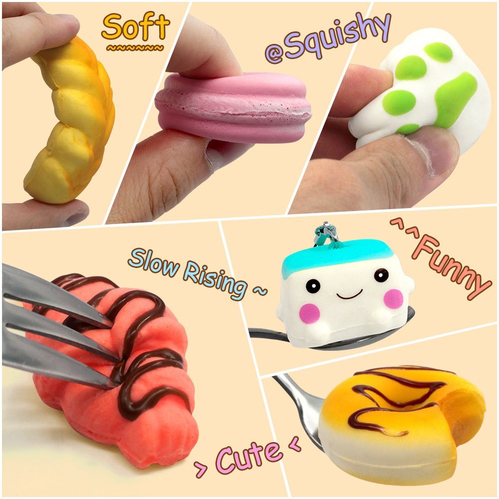 Combo 30 Squishy nhiều cỡ lớn siêu hiếm S154