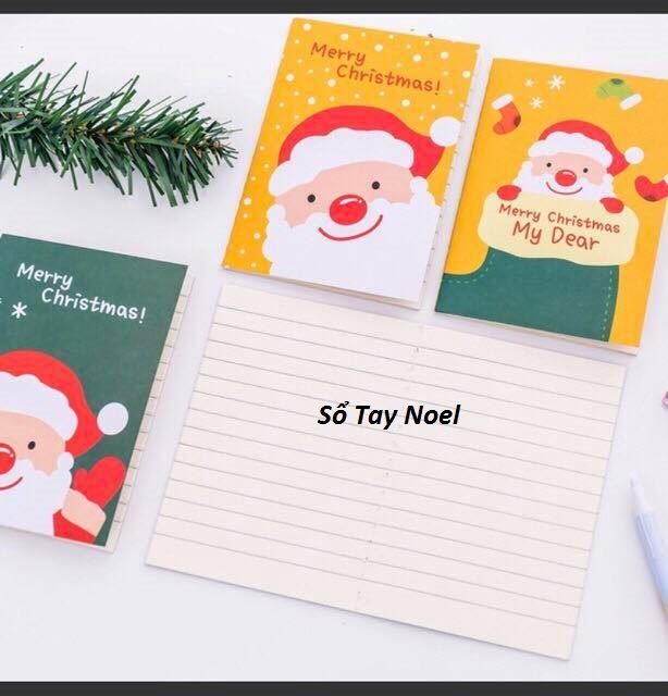 ComBo 10 Quyển Sổ Tay Hình Nhân Vật Noel