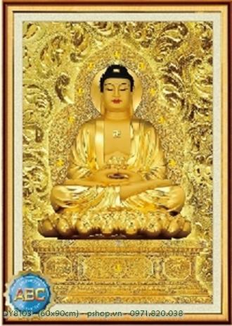 Tranh đính đá 5d phật, chúa - đức phật thích ca mâu ni kích thước 60*90cm