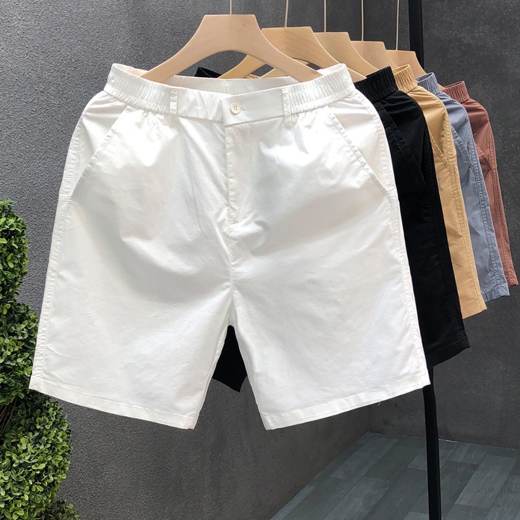 ﹍  Quần short nam KAKI GIÓ cạp chun pha cúc trẻ trung
