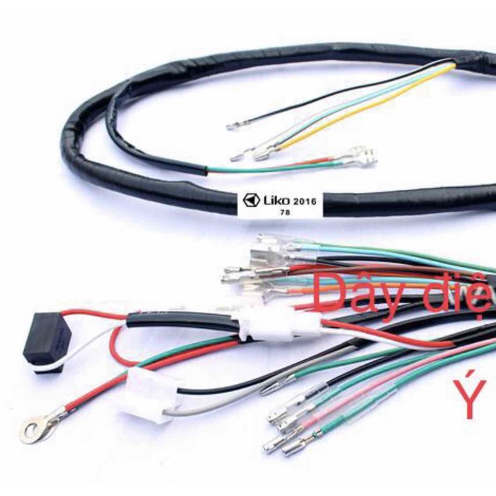 dây điện sườn xe cub 78