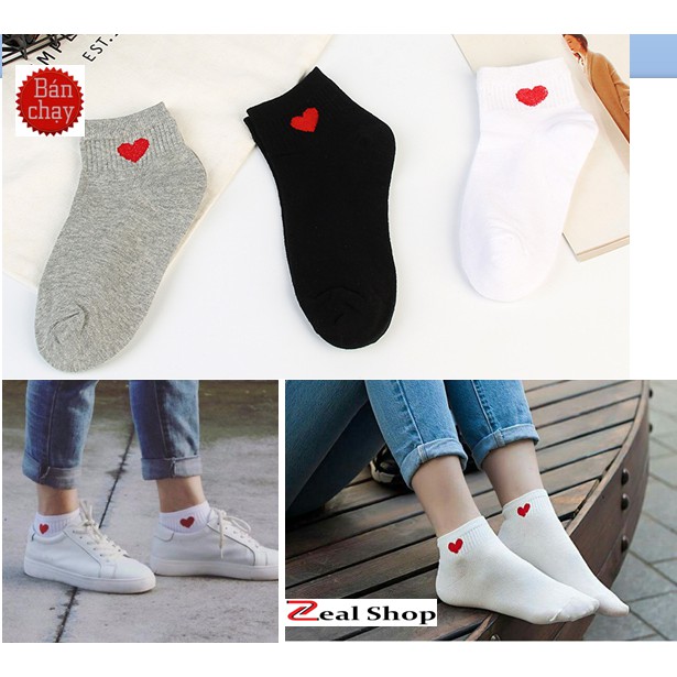 Tất nữ hình tim  vớ nữ cổ tim