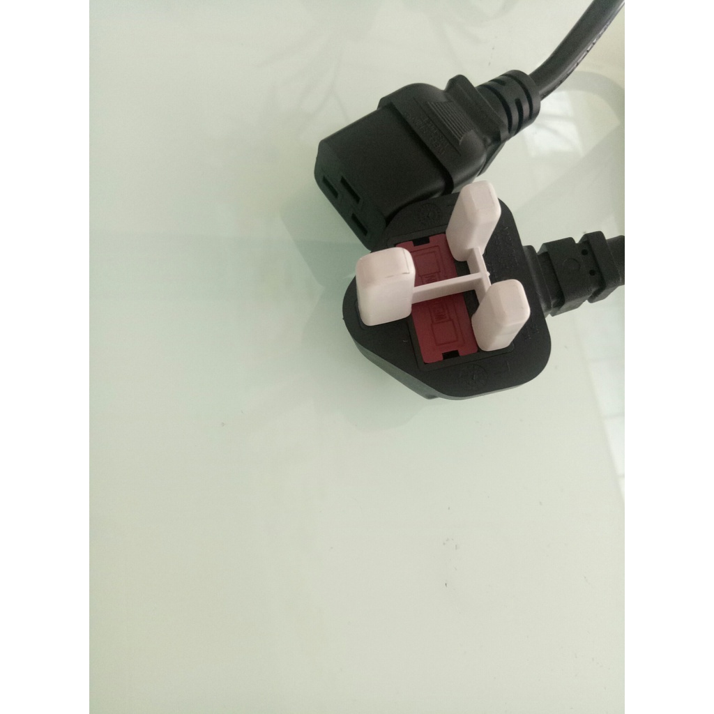 Dây nguồn C19 - Phích cắm UK nối UPS dài 2.5M C19-UK