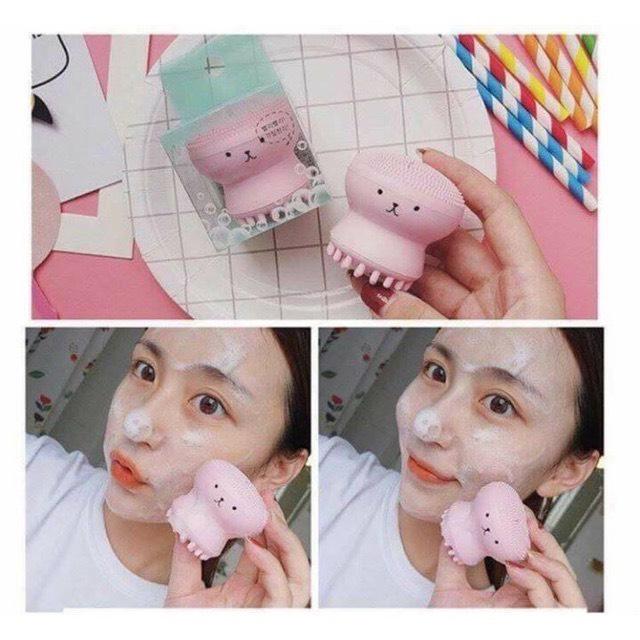 [HCM]Mút rửa mặt bạch tuộc Korea