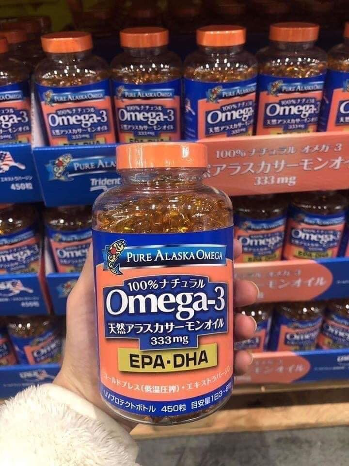 [HCM]Viên Uống Dầu Cá Hồi Pure Alaska Omega3 EPA•DHA