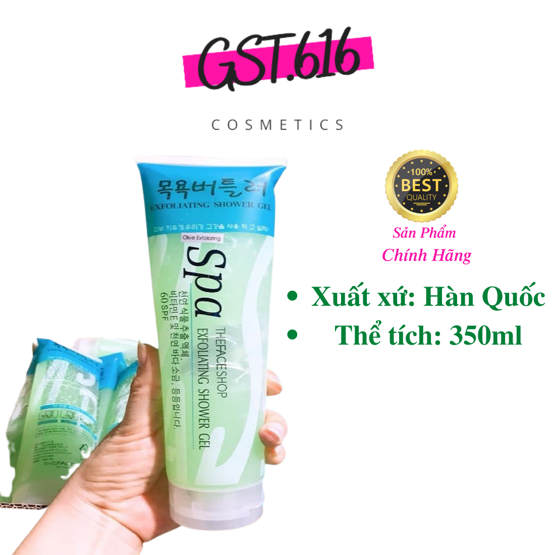 Tẩy tế bào chết SPA Hàn Quốc 350ml