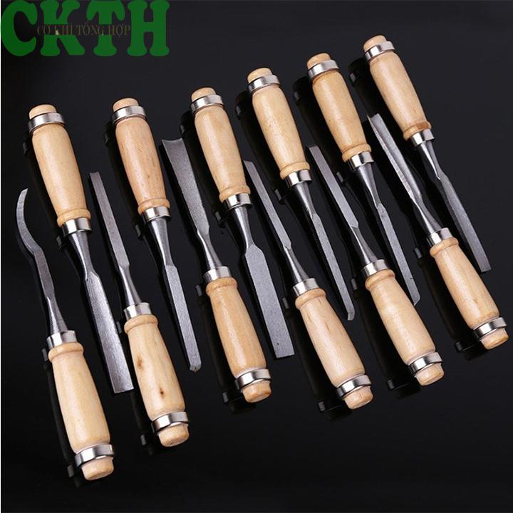 Bộ đục gỗ 12 món tiện dụng