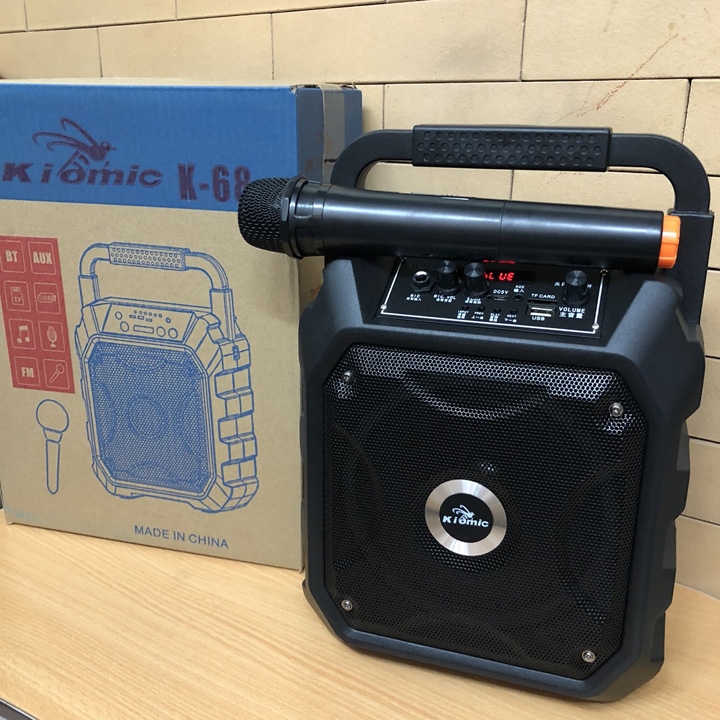 [HCM]Loa bluetooth K68 tặng kèm 1 micro karaoke không dây Shop Hung Phat