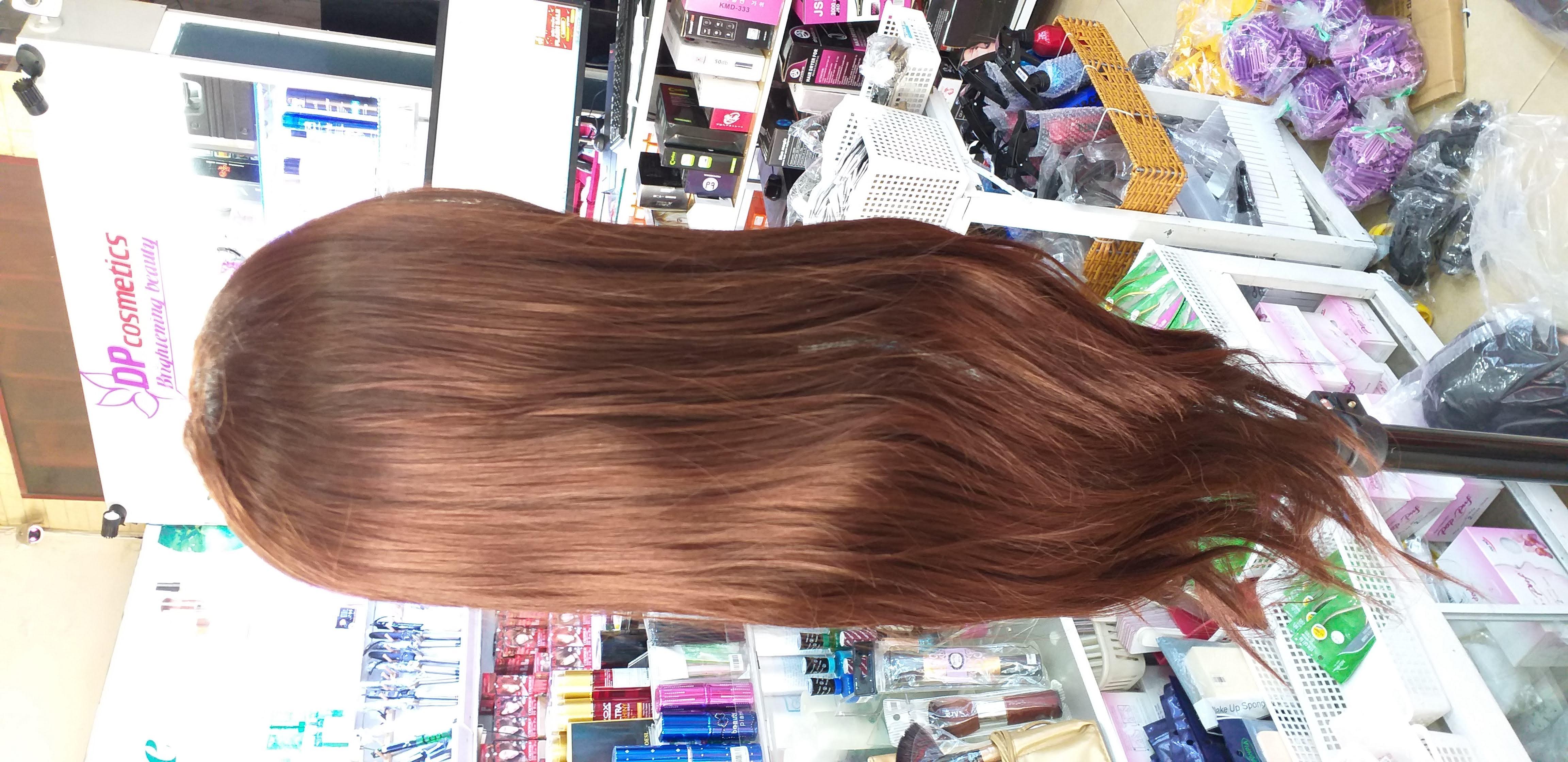 [HCM]Đầu tóc giả LC4 ( Đầu ken ) 50% tóc thật