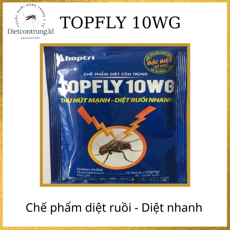 Thuốc diệt ruồi topfly 10wg gói 20g