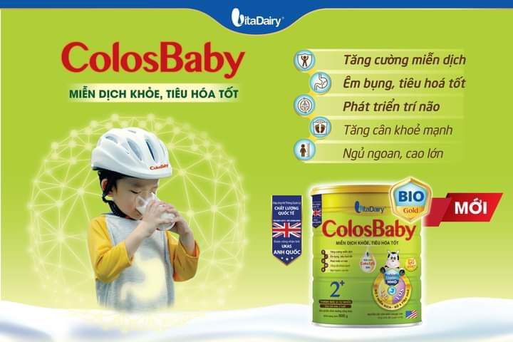 Sữa Colosbaby BIO Gold 2+ 800g (Date mới)