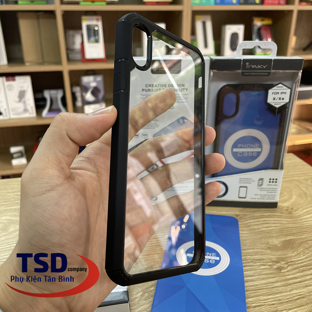 Ốp Lưng iPhone X, XS, XR, XS MAX Chống Sốc Chống Va Đập Hãng iPaky