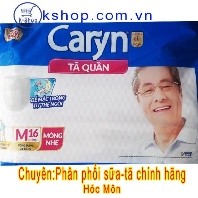 Tã quần Caryn mỏng nhẹ M16 (60-85CM)-Mẫu Mới Giao Diện Mới tốt nhất