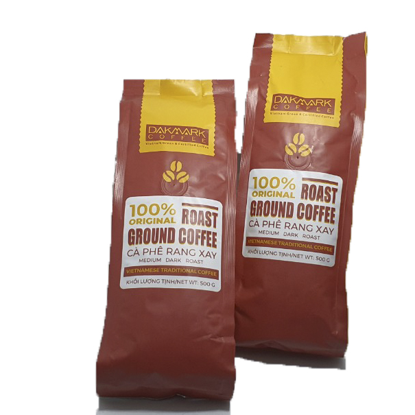 Combo 1kg Cà phê Robusta Honey DakMark - Cà phê nguyên chất (Tặng Phin Nhôm)