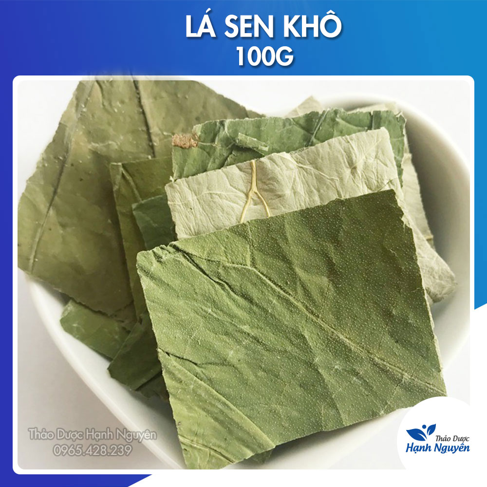 Lá sen khô 100g - thảo dược hạnh nguyên