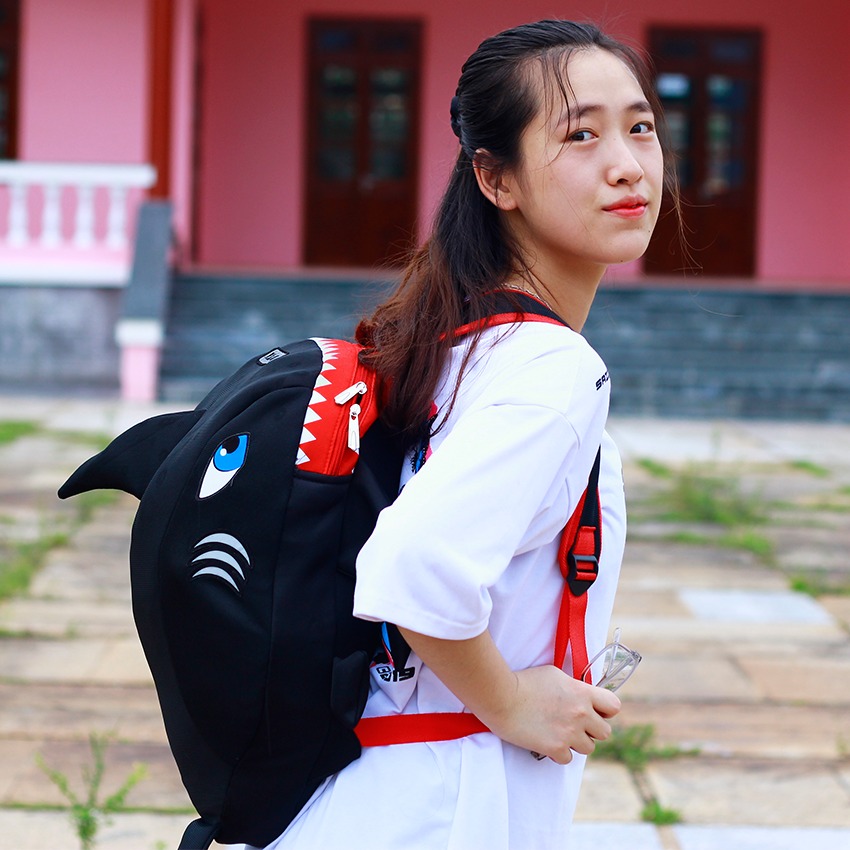 [SIÊU HOT] Balo cá mập SWAT BABY SHARK siêu cute - Đựng nón bảo hiểm,sách vở, đồ dùng cần thiết