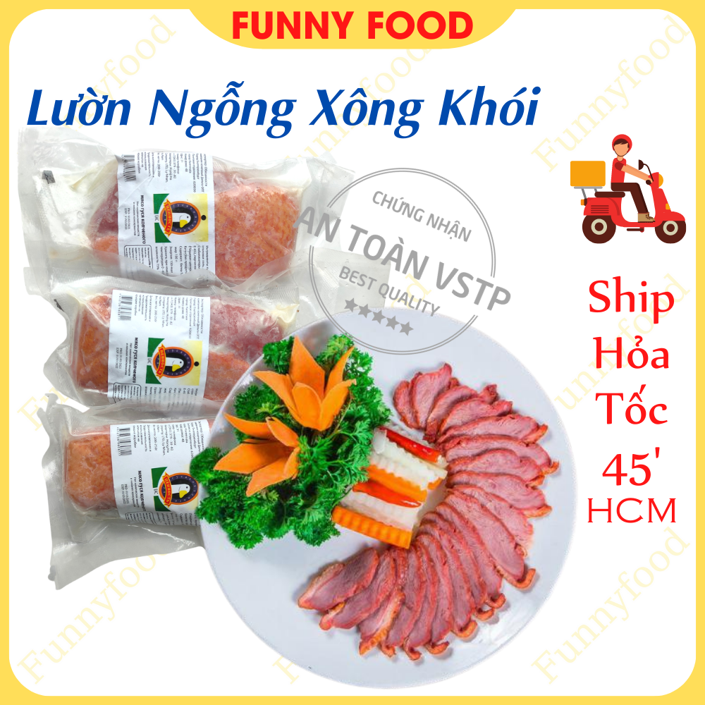 Lườn Ngỗng Xông Khói [1 Miếng] Loại 1 – Nhập Khẩu Từ Nga – [Ship Hỏa Tốc HCM] – Funnyfood