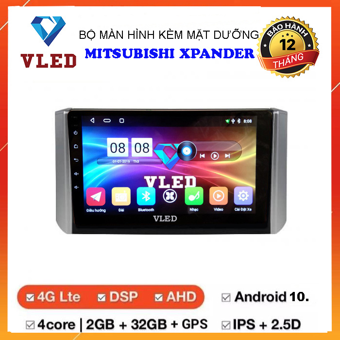 Bộ màn hình DVD Android VLED V5 cho xe MITSUBISHI XPANDER, màn hình cảm ứng 9 inch, thiết kế sang trọng, Giá Khuyến Mại Cực Sốc - giá màn hình dvd ô tô, camera ô tô 360 độ, bán buôn phụ kiện ô tô