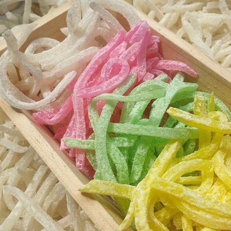 Mứt Dừa Non Sợi Mix 4 Vị - Siêu Ngon 100G