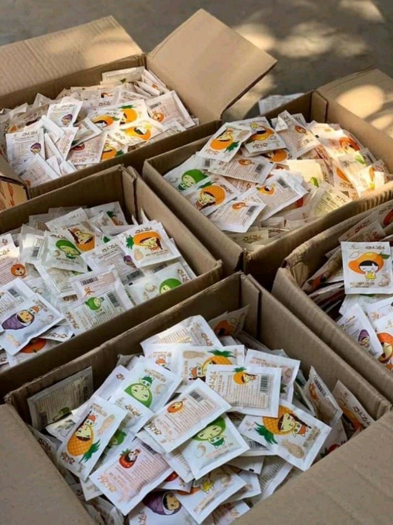 COMBO 5 GÓI THẠCH ZAI ZAI HIỆU ĐỨC HẠNH MIX ĐỦ 6 VỊ TRÁI CÂY