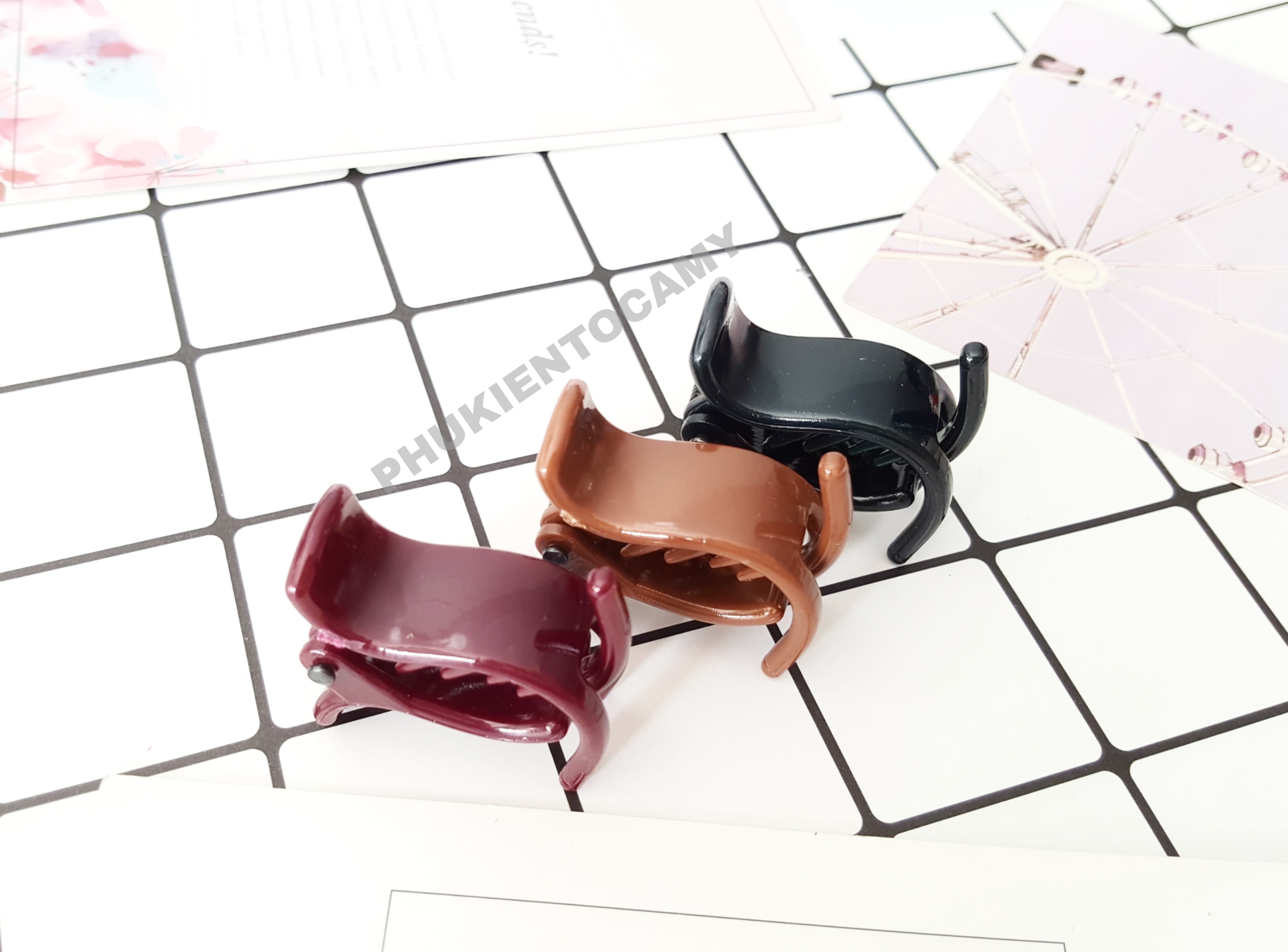 (GIÁ SỈ) COMBO 12 CÂY KẸP TÓC CÀNG CUA NHÍ - DÀNH CHO KHÁCH TÓC ÍT