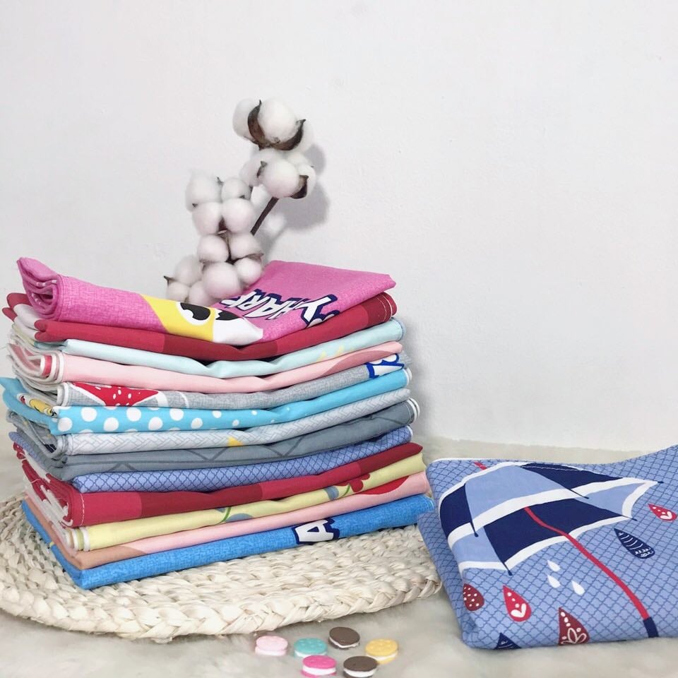 Vỏ Gối Nằm Cotton [MẪU NGẪU NHIÊN, KHÔNG CHỌN MẪU]