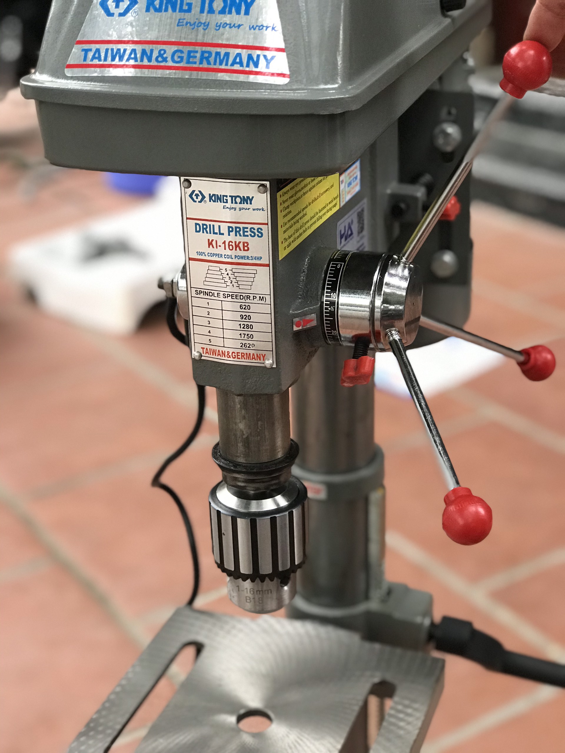 Máy Khoan Bàn Kingtony KI-16KB 3/4HP