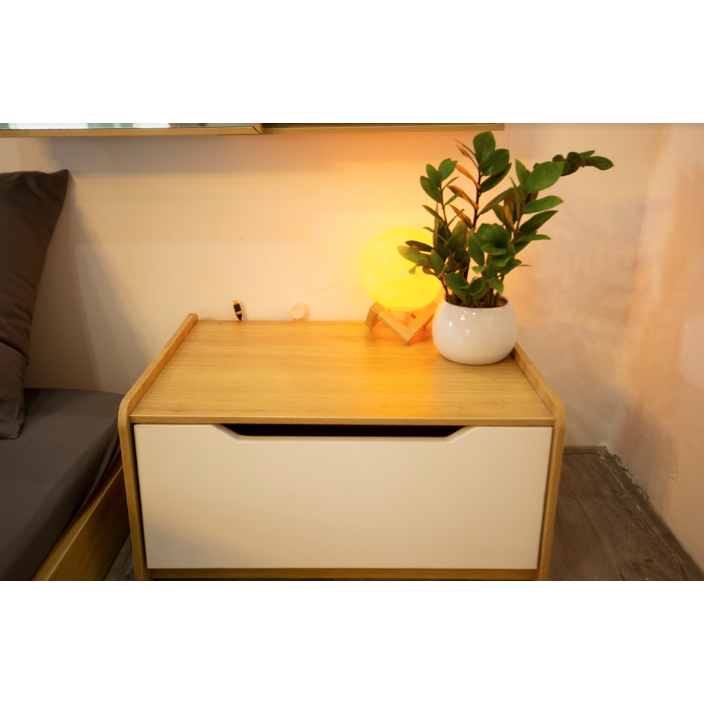 Tab đầu giường thông minh gỗ MDF Cao Cấp