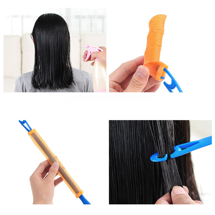[HCM]Bộ dụng cụ uốn xoăn tóc không dùng nhiệt