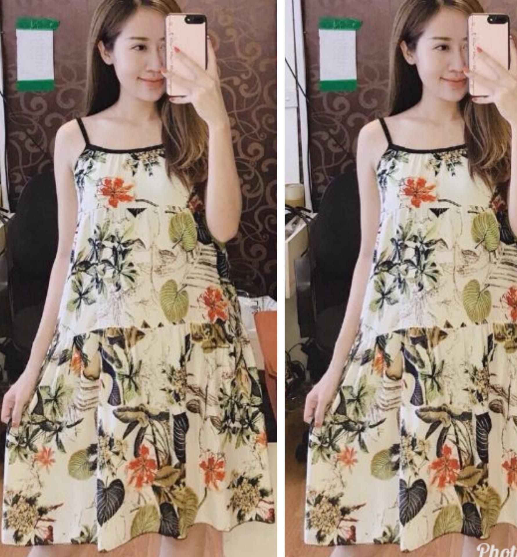 Váy bầu đầm bầu hè mềm mát