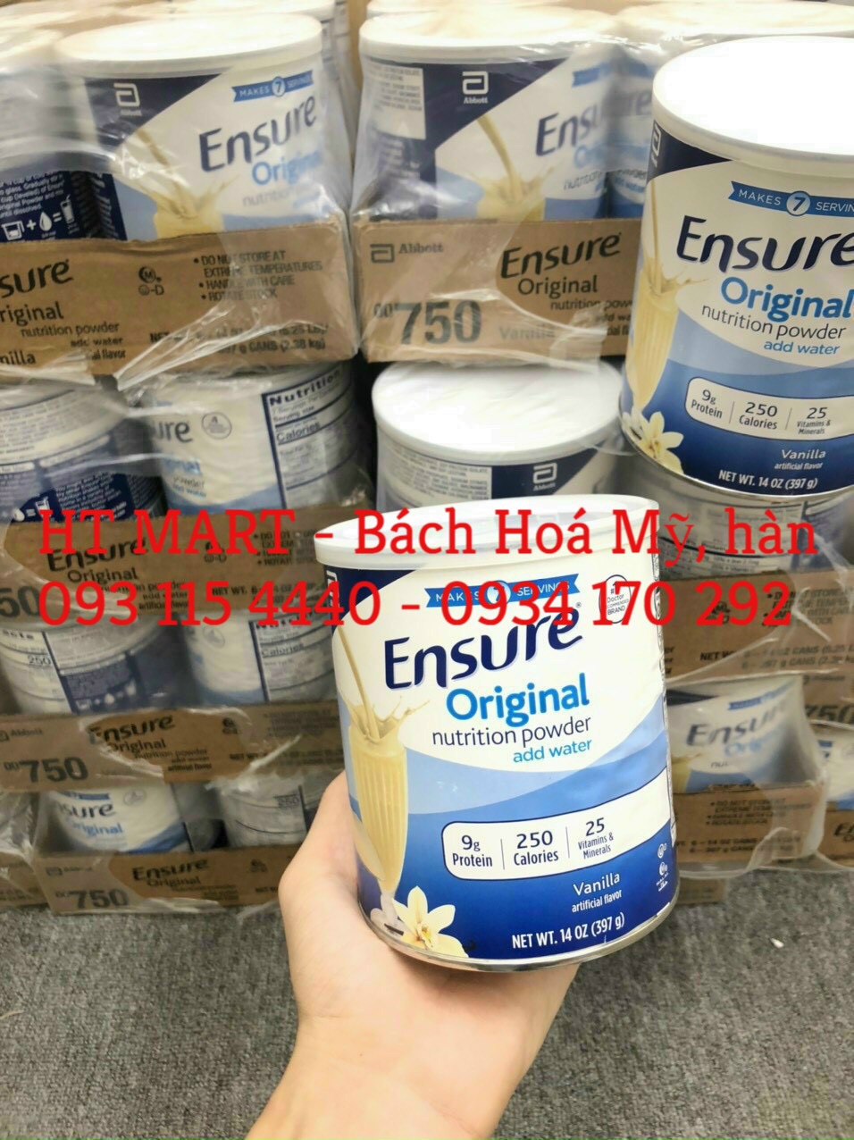 Sữa bột Ensure 397g của Mỹ