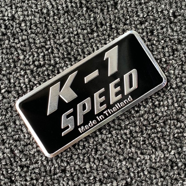 Tem nhôm dán Pô K-1 Speed 7.5x3.5cm