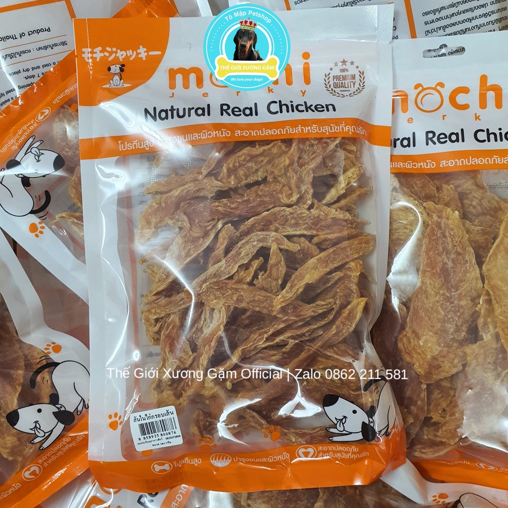 [SALE/HSD07.2024] MOCHI JERKY GÀ SLICE SẤY GIÒN
