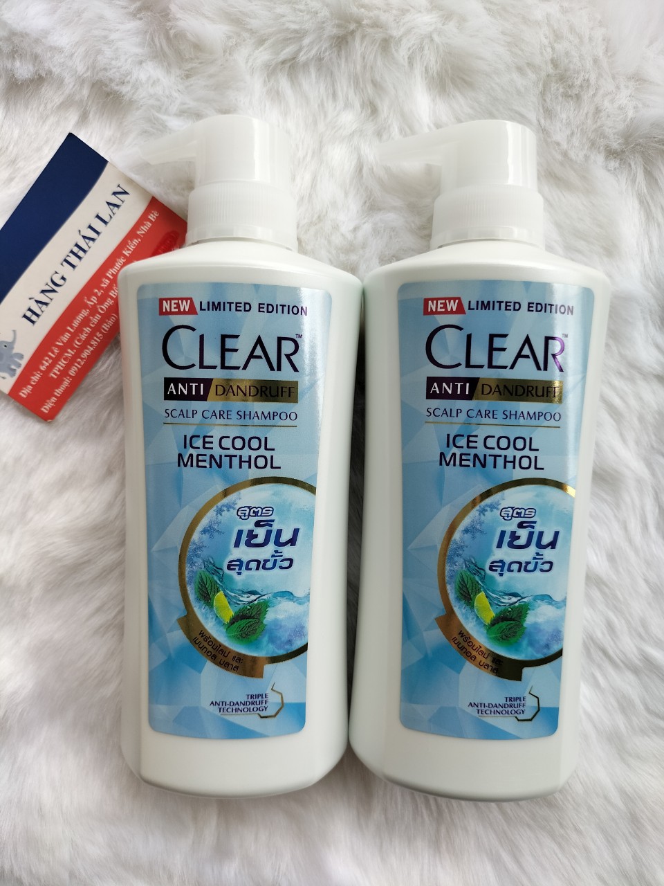[HCM]Dầu gội Clear Bạc hà mát lạnh Thái Lan 400ml