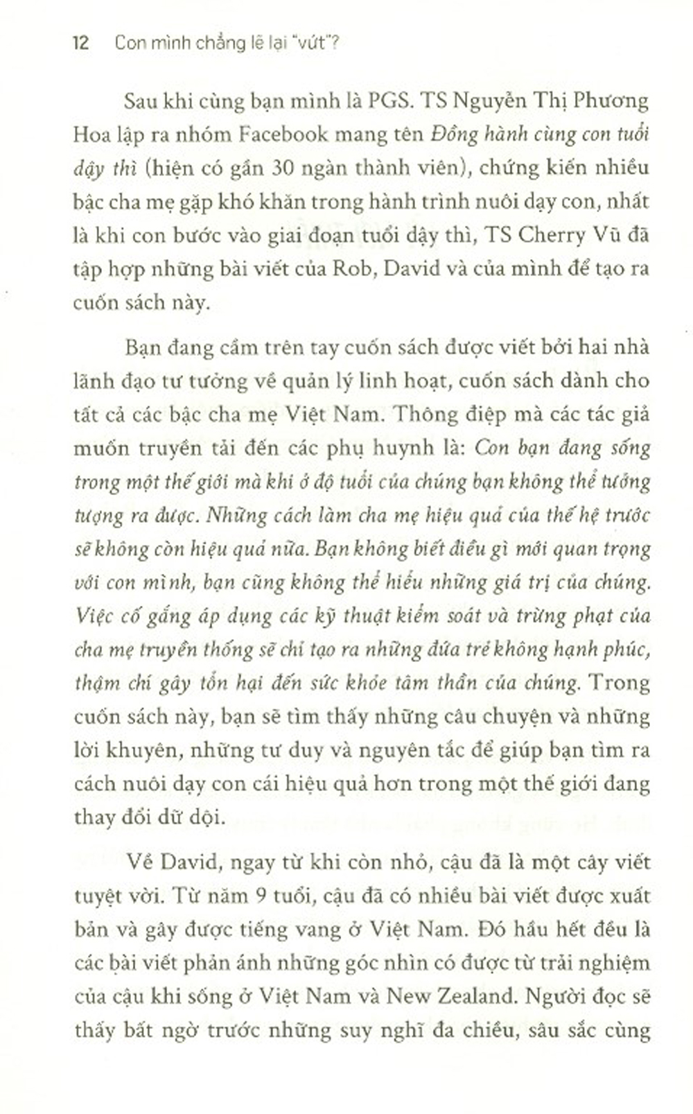 Con Mình Chẳng Lẽ Lại "Vứt"?