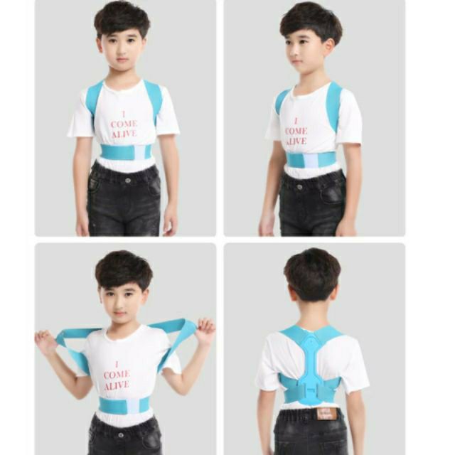Đai chống gù lưng trẻ em có trục hỗ trợ lưng tôm
