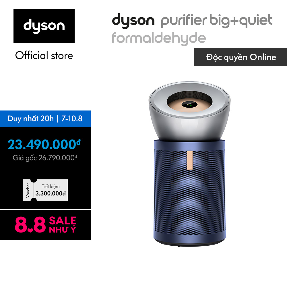 [DUY NHẤT 26.6: NGÀY HỘI THƯƠNG HIỆU DYSON] Máy lọc không khí Dyson Purifier Big + Quiet Formaldehyde BP03 (Xám Trắng/Xanh Phổ)