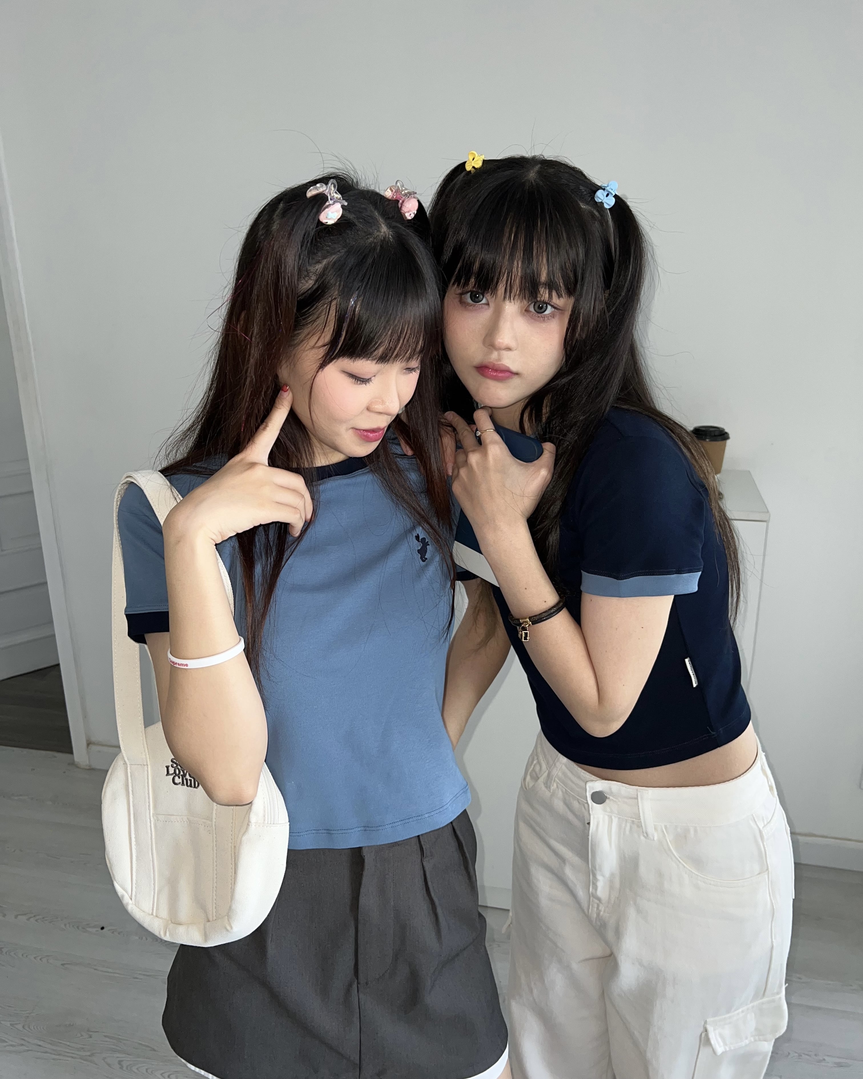 Áo Croptop Ringer "Mini Bunny" SLC
