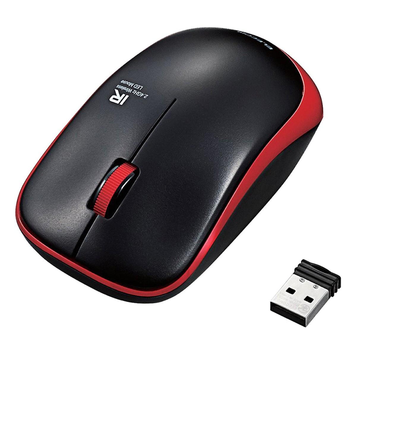 [HCM]Chuột không dây Elecom IR06DRRD (Đen viền Đỏ)