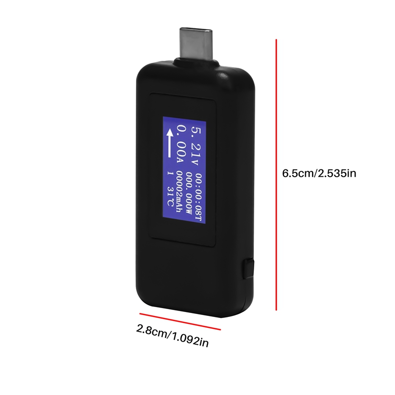 KEWEISI Type-C Usb Meter Tester Power Meter Usb Multimeter Voltage And Current Tester 0-5.1A 4-30V Usb Power Tester Tester Display Capacity Voltage Current Detector