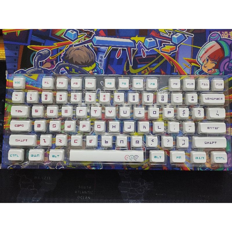 Bộ keycap Gamer First Blood 179 phím PBT XDA profile in dye sub