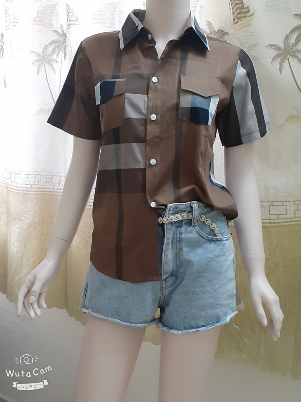 [HCM]ÁO SƠ MI NỮ BBR HAI MÀU pd