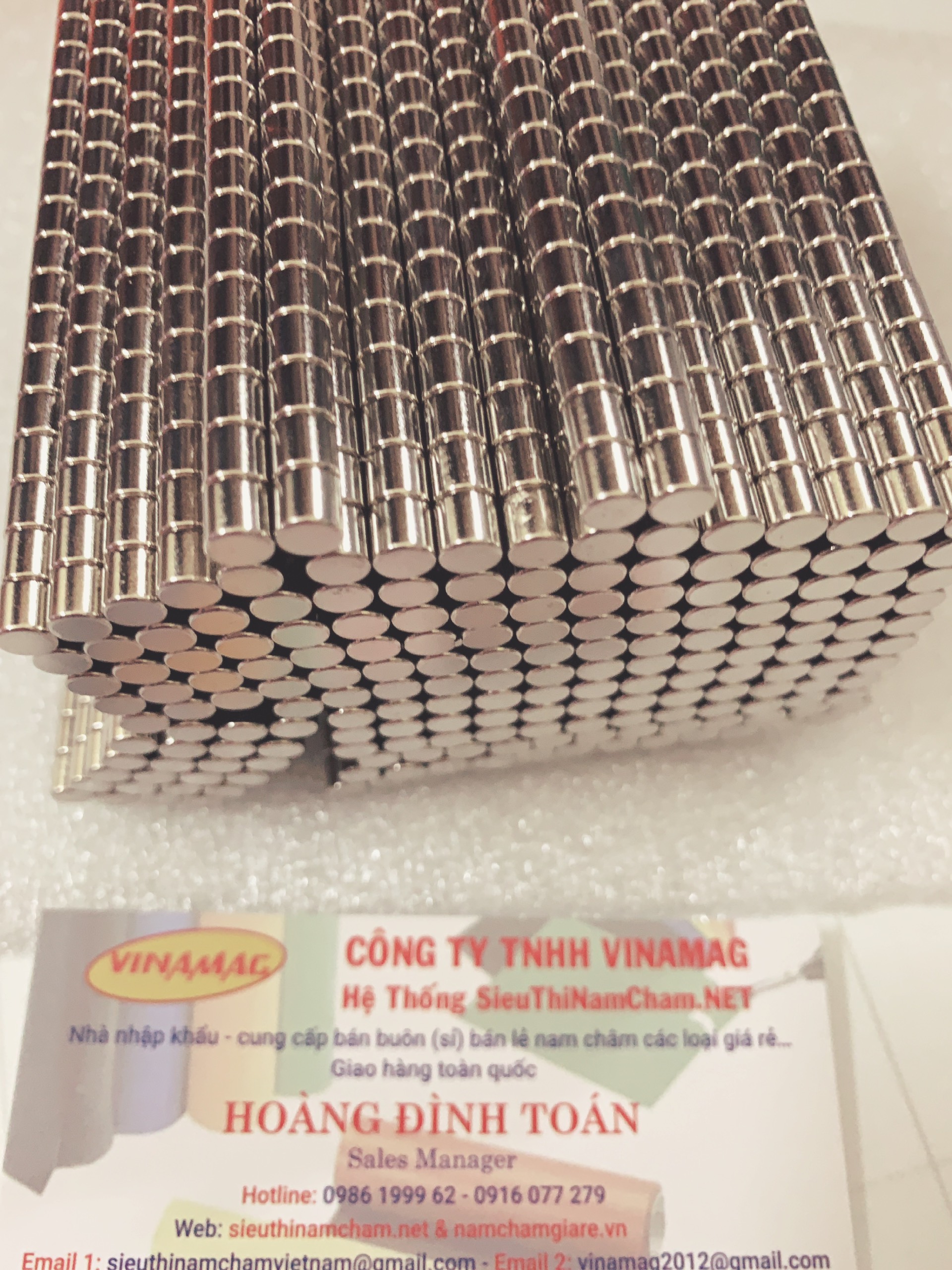 Combo 50 viên Nam châm đất hiếm 5x5mm